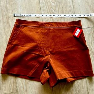 Spanx on-the-go shorts 4 inch XL Bronze NWT
